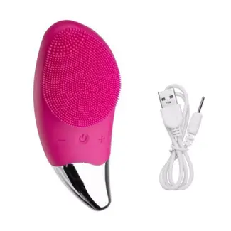 Soulima Sonic Gezichtsborstel: Ultieme Huidreiniging & Massage - 4 vibratie snelheden - Waterdicht - Roze