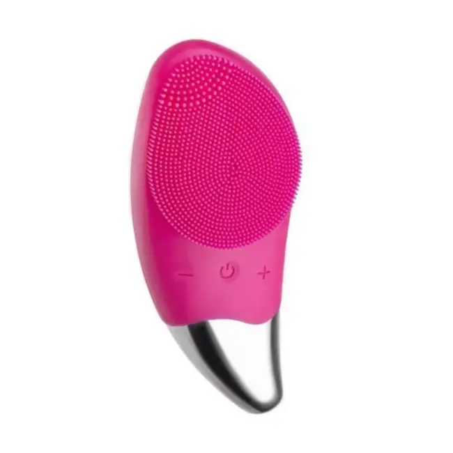 Soulima Sonic Gezichtsborstel: Ultieme Huidreiniging & Massage - 4 vibratie snelheden - Waterdicht - Roze