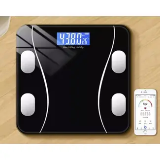 Ruhhy Analytische Badkamerweegschaal LCD - Volg Uw Gezondheid Precies - Max 180 kg