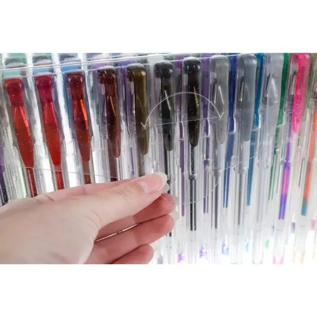 Maaleo Gel Pennenset: 140 Kleurrijke Mogelijkheden - 4 Types kleuren: metallic, glitter, meerkleurig, fluorescerend