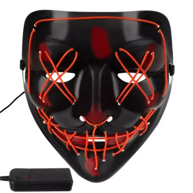 Malatec Masker met Drie Lichtmodus - Perfect voor Feestjes en Festivals