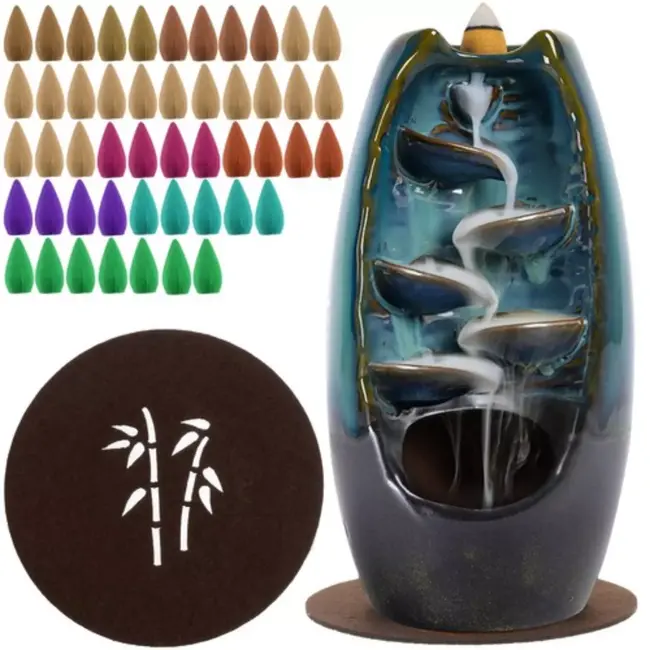 Ruhhy Aromatische Geurbrander met Waterval Effect - Een Unieke Sfeermaker