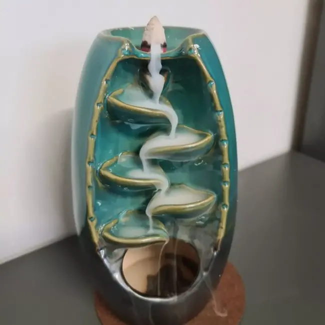 Ruhhy Aromatische Geurbrander met Waterval Effect - Een Unieke Sfeermaker