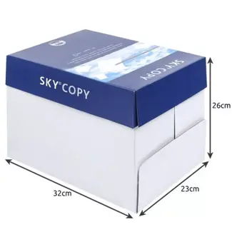 Ruhhy Papier A4 80g Kopieerpapier - Ideaal voor Kantoor en Thuisgebruik - 2500 Vellen