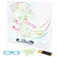 Ruhhy 3D Tekenbord voor Kinderen - Magische 3D-Kunst met LED Verlichting en 3D-Bril