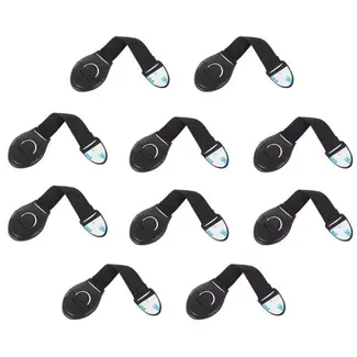 Ruhhy Kastbeveiliging Zwart - 10 Stuks - Bescherm Je Kind met Gemak