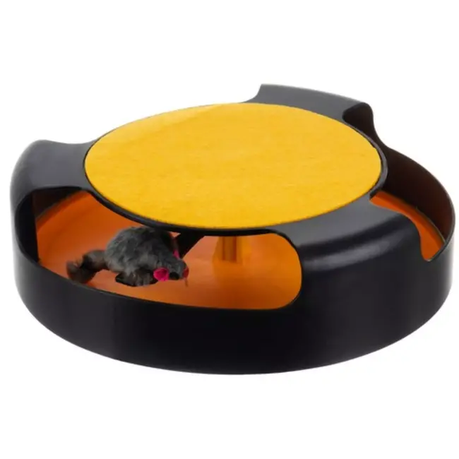 Purlov Kattenspeelcirkel met Muis - Perfect voor Elk Kattenras