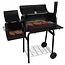 Kaminer Houtskool Barbecue met Smoker - Multifunctioneel voor Elke Tuin