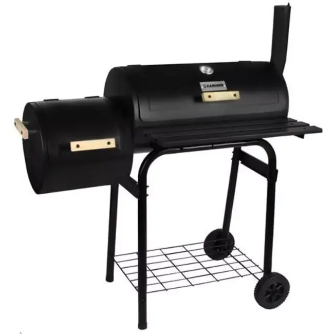Kaminer Houtskool Barbecue met Smoker - Multifunctioneel voor Elke Tuin
