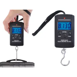Ruhhy Digitale Bagageweegschaal met LED - Tot 40kg - Compact en Handig