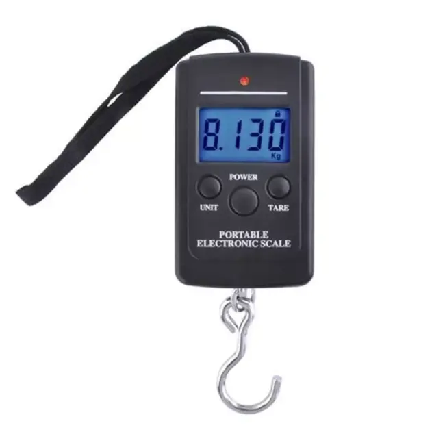 Ruhhy Digitale Bagageweegschaal met LED - Tot 40kg - Compact en Handig