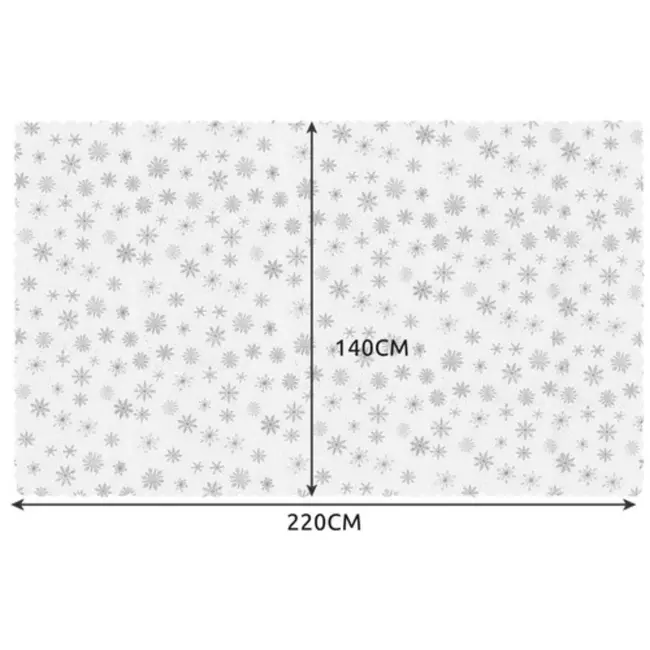 Ruhhy Kersttafelkleed 220x140cm - Voeg Stijl toe aan Uw Kerstdiner