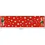 Ruhhy Kerstloper 220x40cm - Rood met Sneeuwvlokken en Kabouters - Perfect voor Feestdagen