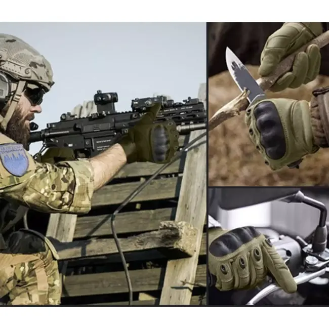 Trizand XL Tactische Handschoenen in Khaki - Functioneel en Duurzaam