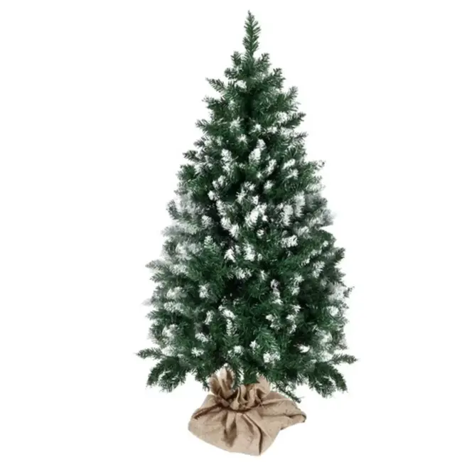 Ruhhy Kunstmatige Sneeuwbedekte Dennenboom - 1,8 m - Natuurlijke Uitstraling op Stomp