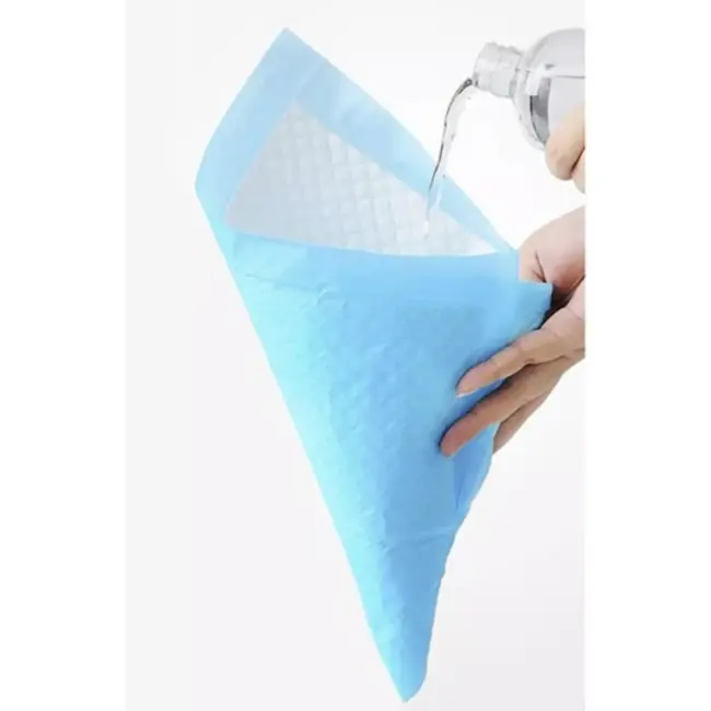 Purlov Hygiënische Onderleggers 60 x 40 cm + Poepzakjes - 100 Stuks - Absorberend en Lekbestendig