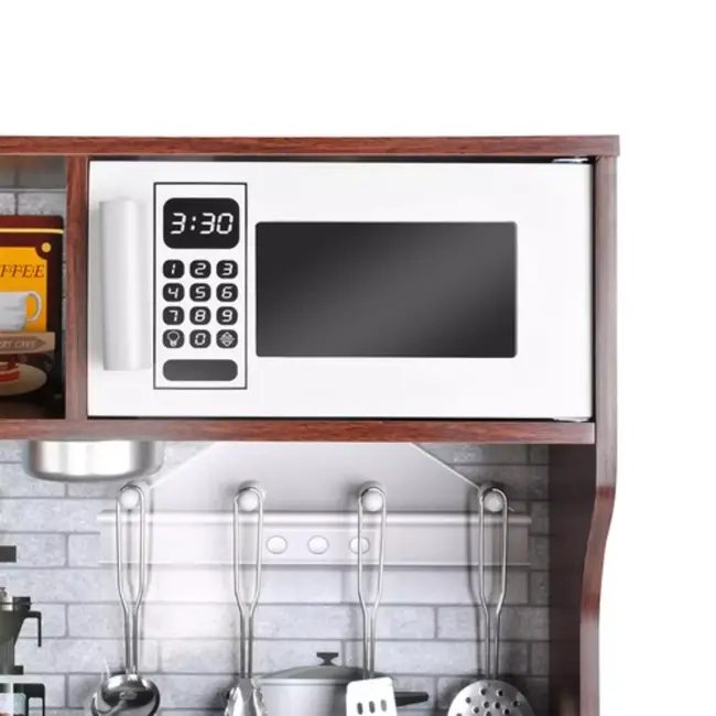 Kruzzel Houten Speelkeuken XL - Stimuleer Creativiteit met Geluid en Licht