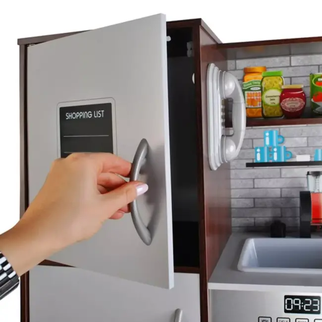 Kruzzel Houten Speelkeuken XL - Stimuleer Creativiteit met Geluid en Licht