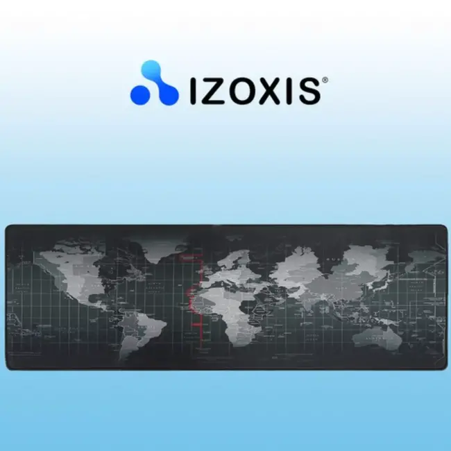 Izoxis XXL Grijze Muismat - Ideaal voor Gamers en Kantoor