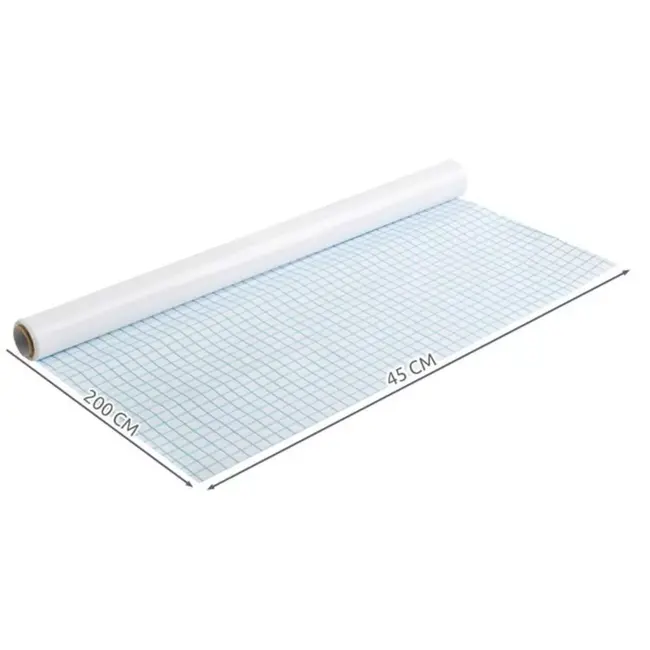 Ruhhy Zelfklevend Wit Bord 200x45 cm - Ideaal voor Kantoor en Thuis!