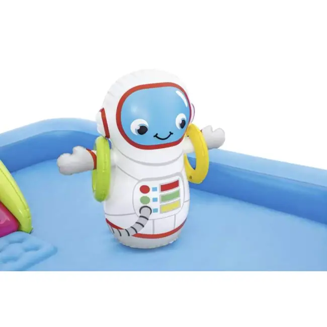 BESTWAY Play center Lil' Astronaut - Water Speel Center - Opblaasbare Glijbaan - Ruimtespellen - Vanaf 2 Jaar
