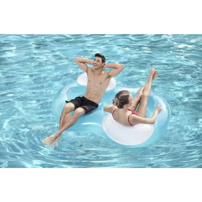 Bestway Dubbele Ring Opblaasfiguur - Comfortabel Ontspannen op het Water