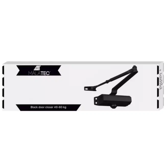 Malatec Deurdranger Zwart - Veilig & Gemakkelijk Sluiten