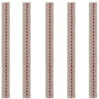 Ruhhy Premium Katoenen Lonten voor Olielampen - 12 cm, Set van 5