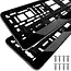 Xtrobb Universele Kentekenplaathouder - Perfect voor Europese Auto's - Zwart - 2 Stuks