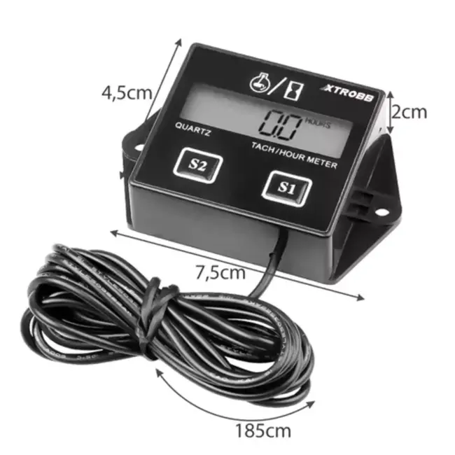 Xtrobb Motorurenteller: Houd de Uren van Uw Motor Bij