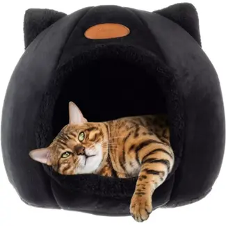 Purlov Plush Cat Bed - Luxe Huisje voor Jouw Kat Purlov Plush Cat Bed - Luxe Huisje voor Jouw Kat