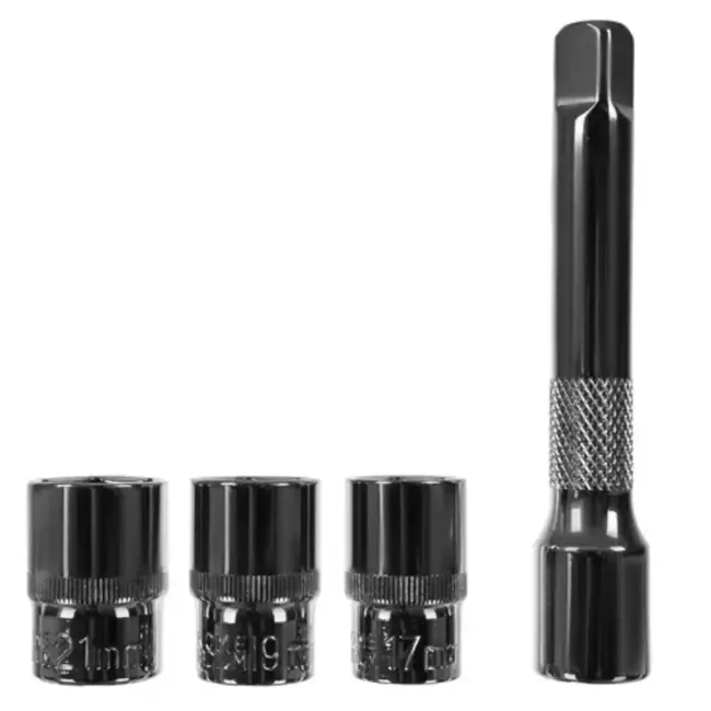 Bigstren Momentsleutel 1/2" met Doppen en Verlengstuk - Voor Elke Klus