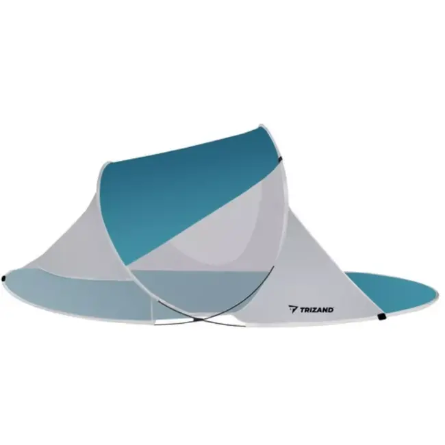 Trizand Pop-up Strandtent - 190x120x90cm - Met Mugennet - Ideaal voor Stranduitjes