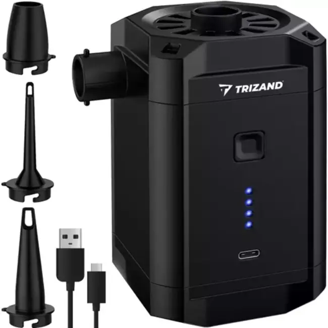 Trizand Draadloze Acculuchtpomp voor Camping en Strand - 5000 mAh - Compact en Krachtig