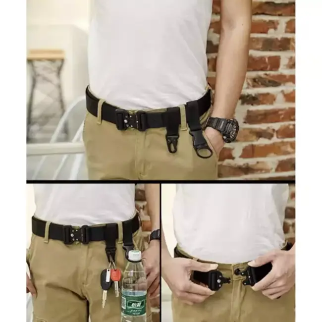 Trizand Tactical Belt: Robuuste en Verstelbare Militaire Riem voor Outdoor Liefhebbers