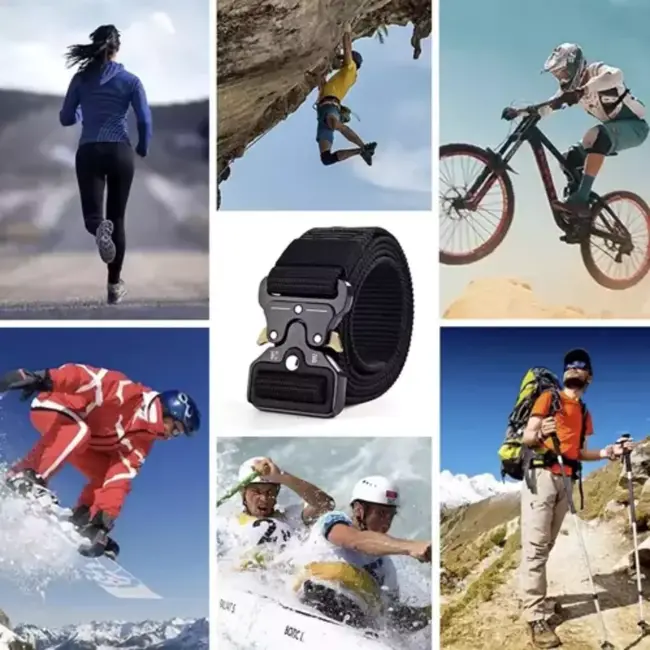 Trizand Tactical Belt: Robuuste en Verstelbare Militaire Riem voor Outdoor Liefhebbers