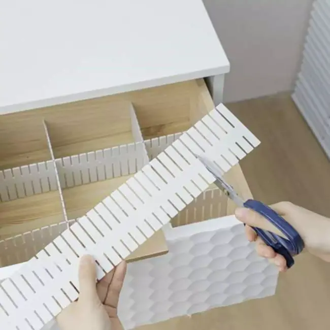 Ruhhy Lade-Organizer Separator Set - 4 Stuks - Maak Uw Lades Overzichtelijk en Georganiseerd