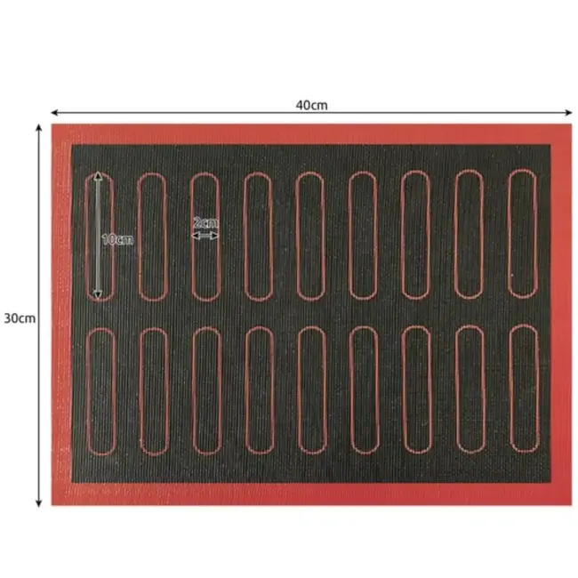Ruhhy Non-Slip Siliconen Bakmat 30 x 40 cm: Perfect voor Elke Bakker