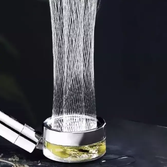 Ruhhy Douchekop met Turbine - Waterbesparing met Luxe Stralen