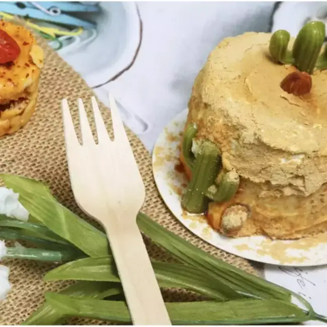 Ruhhy Houten Vorken 100-pack - Duurzaam & Makkelijk Bestek