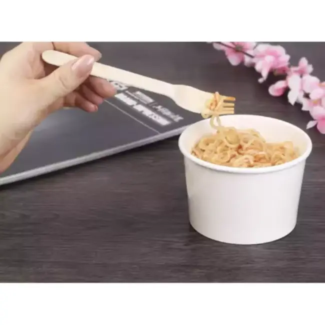 Ruhhy Houten Vorken 100-pack - Duurzaam & Makkelijk Bestek