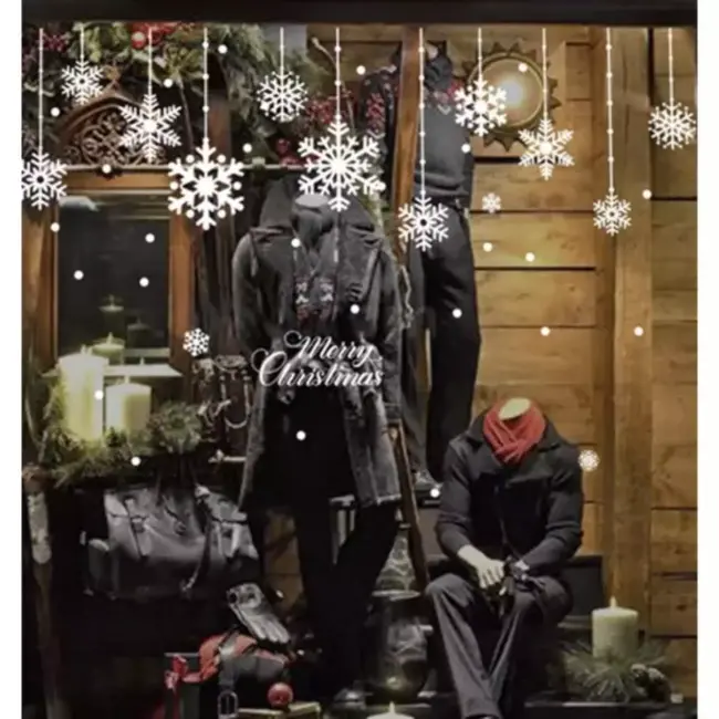 Ruhhy Raamstickers Sneeuwvlokken - Sfeervolle Kerstdecoratie voor Thuis