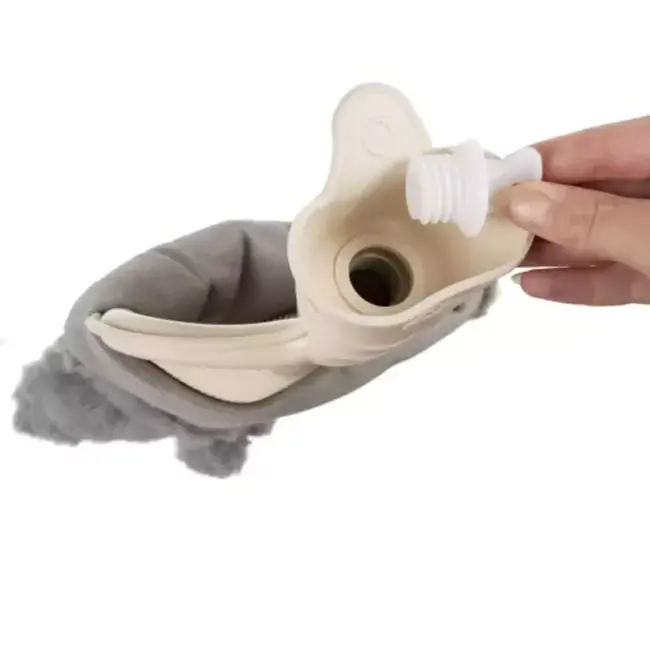 Ruhhy Warmwaterkruik met Pluche Hoes 2 liter - Ideaal voor Koudere Nachten