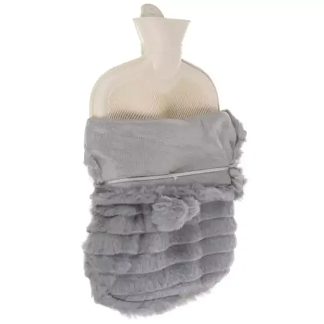 Ruhhy Warmwaterkruik met Pluche Hoes 2 liter - Ideaal voor Koudere Nachten