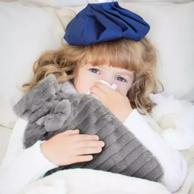 Ruhhy Warmwaterkruik met Pluche Hoes 2 liter - Ideaal voor Koudere Nachten