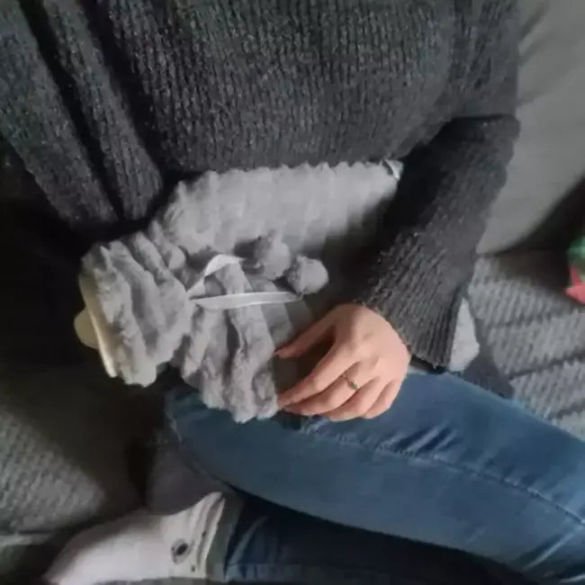 Ruhhy Warmwaterkruik met Pluche Hoes 2 liter - Ideaal voor Koudere Nachten