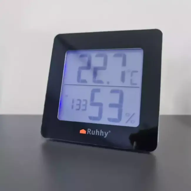 Ruhhy 5-in-1 Weerstation 19161 - LCD Display - Temperatuur/Hygrometer - Perfect voor Thuis en Reizen