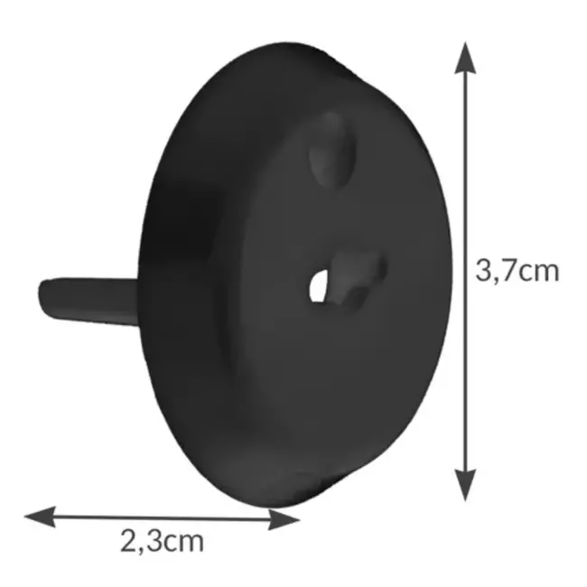 Ruhhy Stopcontactbeveiliging - 15 Stuks - Zwart - Kindveilig en Eenvoudig te Installeren