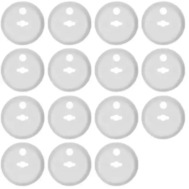 Ruhhy Stopcontactbeveiliging - 15 Stuks - Wit - Kindveilig en Eenvoudig te Installeren