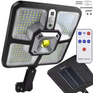 Izoxis Solarlamp 8 Watt - Duurzaam Buitenlicht met Afstandsbediening